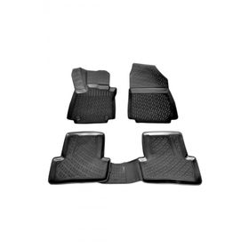 Rizline Renault Clio 3 HB 2006 - 2012 Arası Siyah 3D Havuzlu Paspas