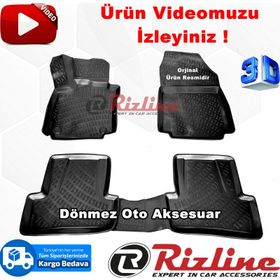 Rizline Renault Clio 4 2012+ 3D Havuzlu Paspas