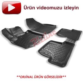 Rizline Renault Clio 4 2012 ve Sonrası 3D Havuzlu Paspas