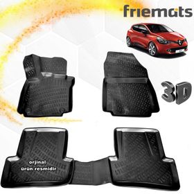 Rizline Renault Clio 4 Hb 2012 2019siyah 3D Havuzlu Paspas