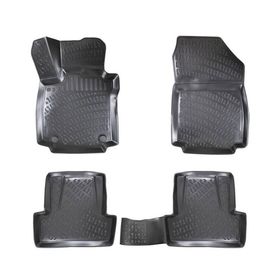 Rizline Renault Clio 4 Uyumlu 3D Siyah Havuzlu Paspas