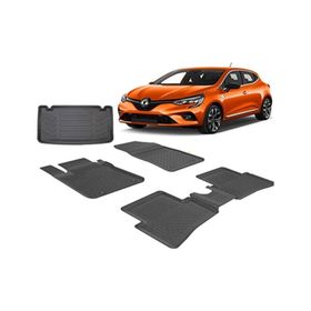 Rizline Renault Clio 5 2020 Sonrası Sahler 4.5D 3D Bagaj Havuzu ve Havuzlu Paspas
