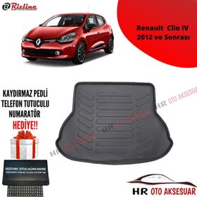 Rizline Renault Clio IV 2012 Araca Özel Tasarım 3D Bagaj Havuzu