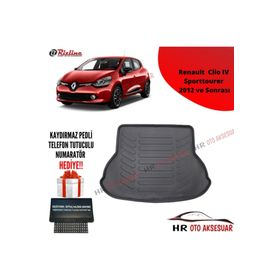 Rizline Renault Clio IV 2012 Araca Özel Tasarım 3D Bagaj Havuzu