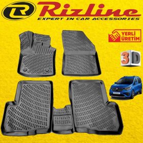 Rizline Renault Express Combi 2021 Sonrası 3D Havuzlu Paspas