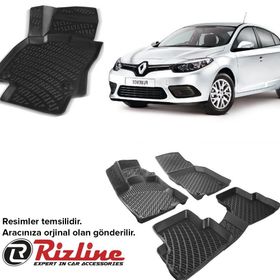 Rizline Renault Fluence 2009 Sonrası 3D Paspas Bagaj Havuzu