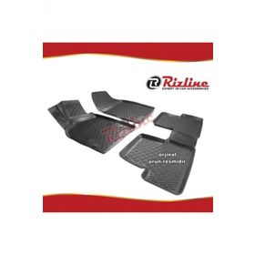 Rizline Renault Fluence Siyah 2009-2016 Arası 4 Parça 3D Havuzlu Paspas