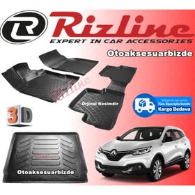 Rizline Renault Kadjar 2015 Son 3D Paspas Ve Bagaj Havuzu