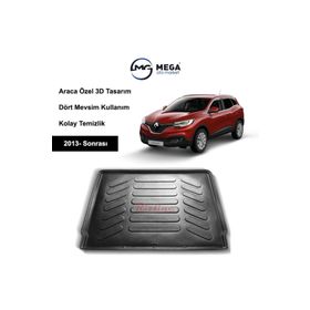 Rizline Renault Kadjar 2015 Sonrası Siyah 3D Havuzlu Bagaj Havuzu
