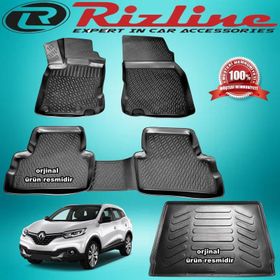 Rizline Renault Kadjar 2015 Sonrası Siyah 3D Havuzlu Bagaj Havuzu