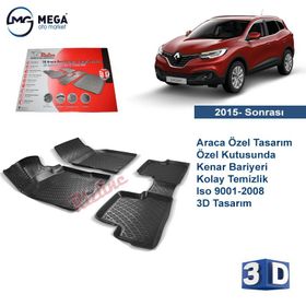 Rizline Renault Kadjar 3D Havuzlu Paspas