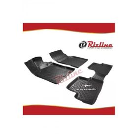 Rizline Renault Kadjar Siyah 2015-2019 Arası 4 Parça 3D Havuzlu Paspas