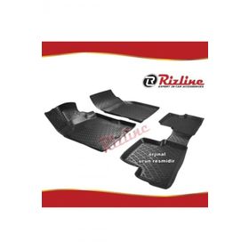 Rizline Renault Kadjar Siyah 2015-2019 Arası 4 Parça 3D Havuzlu Paspas