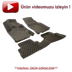 Rizline Renault Kangoo 2 2008 2014 Siyah 3D Havuzlu Paspas