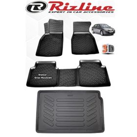 Rizline Renault Megane 2 2002-2009 3d Havuzlu Paspas