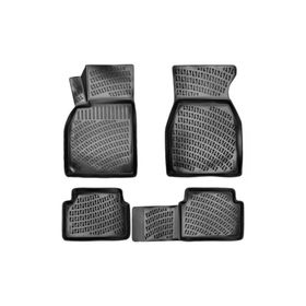 Rizline Renault Megane 2 Sedan 2004 - 2010 Arası Siyah 4 Parça Set 3D Havuzlu Paspas