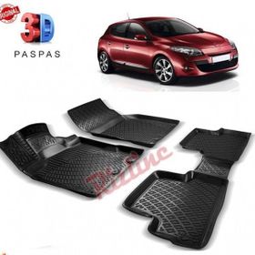 Rizline Renault Megane 3 2010-2015 Bej 3D Havuzlu Paspas