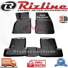 Rizline Renault Megane 3 Hb 2010 2016 Siyah 3D Havuzlu Paspas