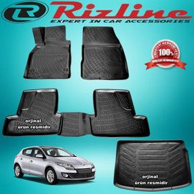 Rizline Renault Megane 3 STW 2010-2016 3D Havuzlu Paspas