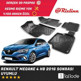 Rizline Renault Megane 4 Hb 2016 Sonrası 3D Havuzlu Paspas