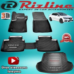 Rizline Renault Megane 4 HB 2016 Sonrası Bagaj Havuzu Paspası