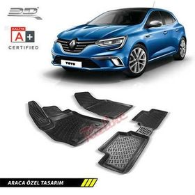 Rizline Renault Megane 4 HB 2016 Sonrası Bagaj Havuzu Paspası