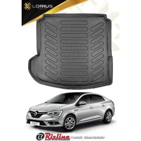 Rizline Renault Megane 4 Sedan 2016+ Sol Cep Siyah 3D Bagaj Havuzu