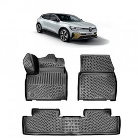Rizline Renault Megane E-Tech 2022 + Siyah 3D Havuzlu Paspas