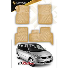 Rizline Renault Scenic 2 2003-2009 Arasi Havuzlu 3D Bagaj Havuzu