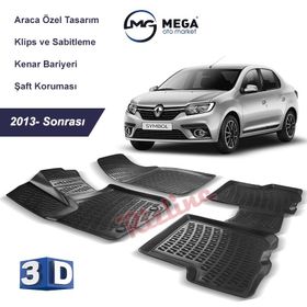 Rizline Renault Symbol 2013 3d Havuzlu Paspas