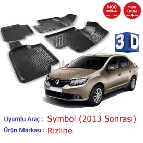 Rizline Renault Symbol 2013 3d Havuzlu Paspas