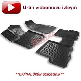 Rizline Renault Symbol 2013 Sonrası 3D Havuzlu Üniversal Oto Paspas
