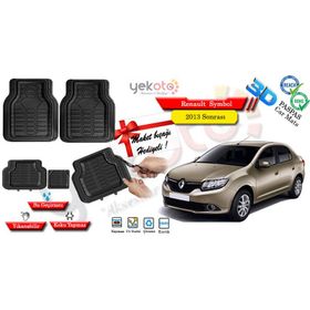Rizline Renault Symbol 2013 Sonrası 3D Havuzlu Üniversal Oto Paspas