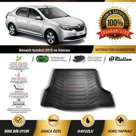 Rizline Renault Symbol 2013 Sonrası Araca Özel Tasarım 3D Bagaj Havuzu