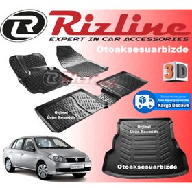 Rizline Renault Symbol 3D 2008-2012 Arası Havuzlu Oto Paspas