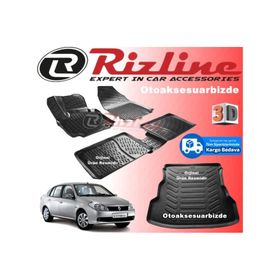 Rizline Renault Symbol 3D 2008-2012 Arası Havuzlu Oto Paspas