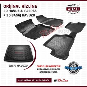 Rizline Renault Taliant 2021 3D Bagaj Havuzu ve Havuzlu Paspas