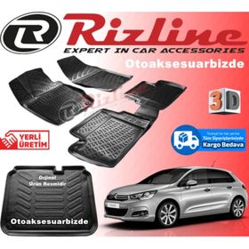 Rizline RZPAS251043 Citroen C4 2011 Sonrası 3D Havuzlu Paspas