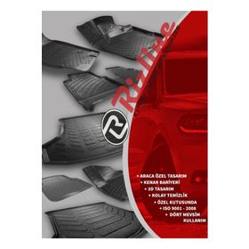 Rizline RZPAS251065 Fiat Egea Sedan 3D Havuzlu Paspas