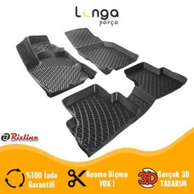 Rizline RZPAS251082 Ford Focus 4 2015-2018 3D Havuzlu Paspas