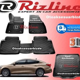 Rizline RZPAS251082 Ford Focus 4 2015-2018 3D Havuzlu Paspas