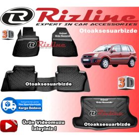 Rizline RZPAS251084 Ford Fusion 2002-2012 3D Havuzlu Paspas