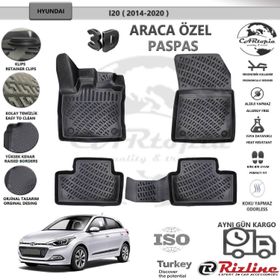 Rizline RZPAS251110 Hyundai İ20 2015 Sonrası 3D Havuzlu Paspas