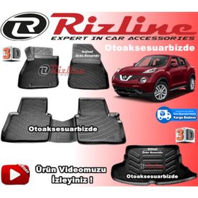Rizline RZPAS251162 Nissan Juke 3D Havuzlu Paspas