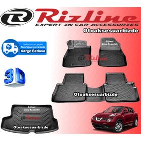 Rizline RZPAS251162 Nissan Juke 3D Havuzlu Paspas