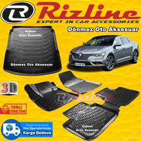 Rizline RZPAS251222 Renault Talisman 3D Havuzlu Paspas
