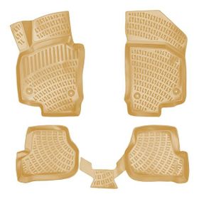 Rizline Seat Altea 2004-2015 Bej Uyumlu 3D Havuzlu Paspas