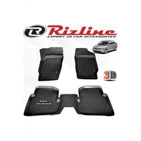 Rizline Seat Cordoba 2002 - 2009 Arası Siyah 4 Parça Set 3D Havuzlu Paspas