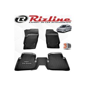 Rizline Seat Cordoba 2002 - 2009 Arası Siyah 4'lü Set 3D Havuzlu Paspas