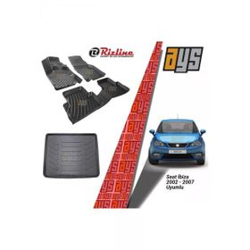 Rizline Seat Ibiza 2002-2007 3D Havuzlu Paspas ve Bagaj Havuzu